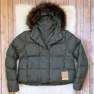 The North Face Women’s Dealio Down Cropped Jacket In Thyme